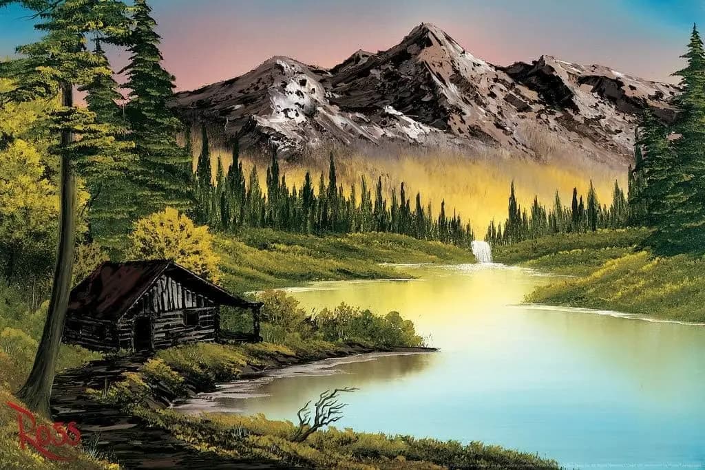 Mountain Retreat - Bob Ross
